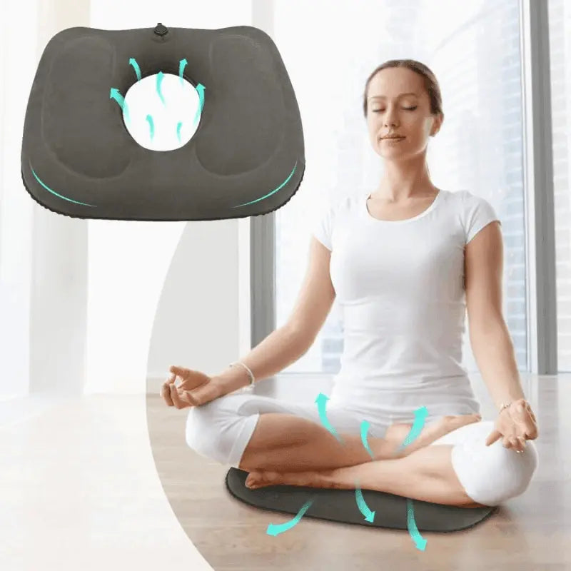 Coussin Hémorroïdes Gonflable Pour Le Voyage - Coussea