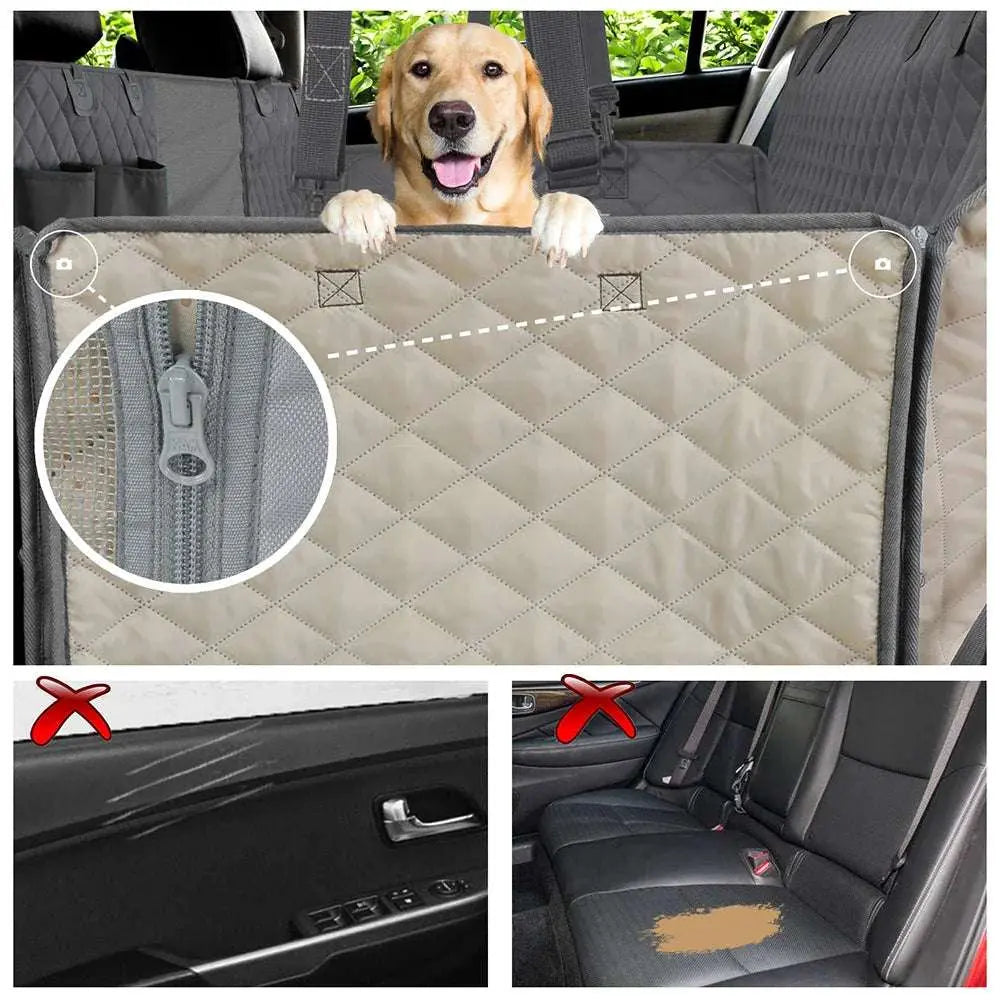 coussin de confort pour chien en voiture