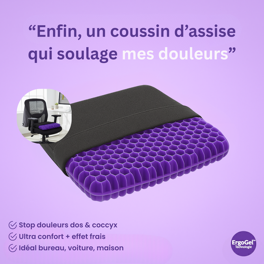 Coussin d'assise ErgoGel XL Coussea