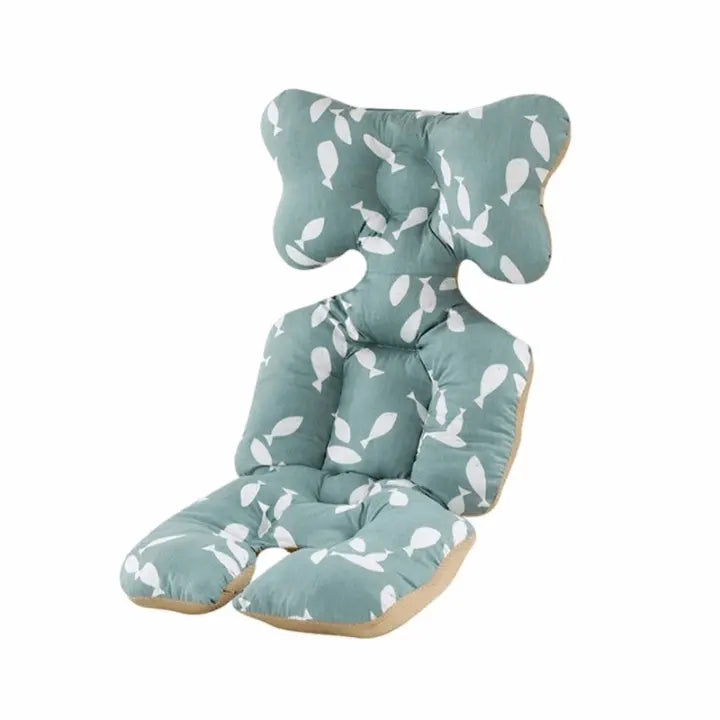 Coussin Chaise Haute Bébé À Motifs De Poissons - Coussea