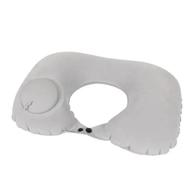 Coussin Cervical Voyage Gris Et Gonflable - Coussea