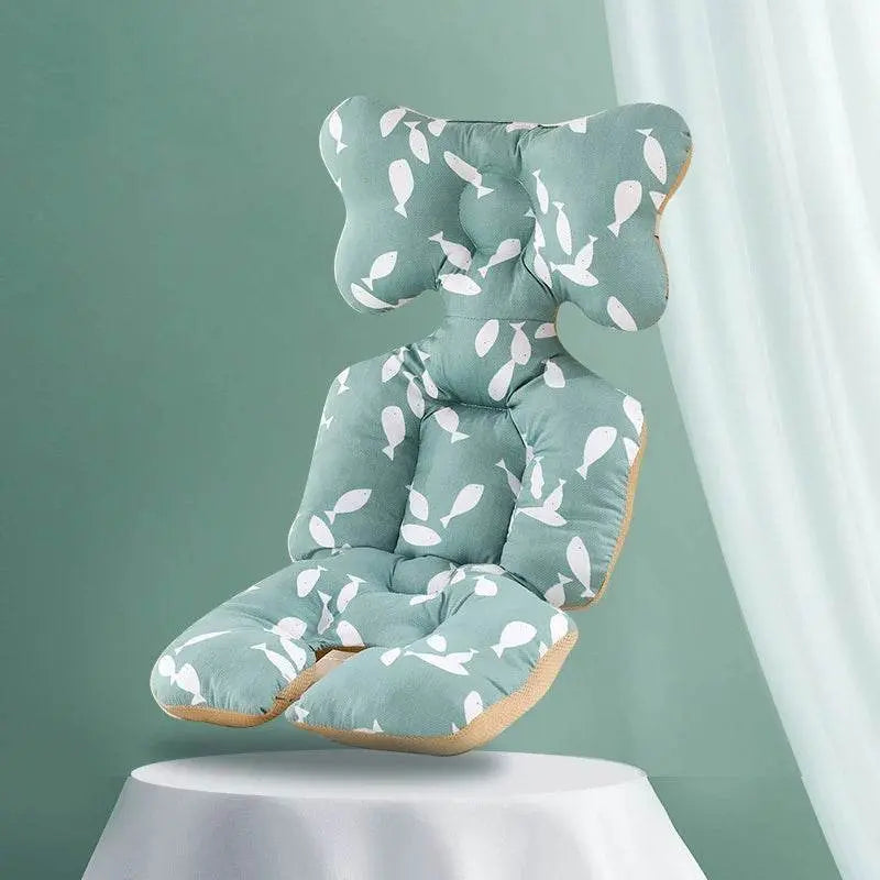 Coussin Chaise Haute Bébé À Motifs De Poissons - Coussea