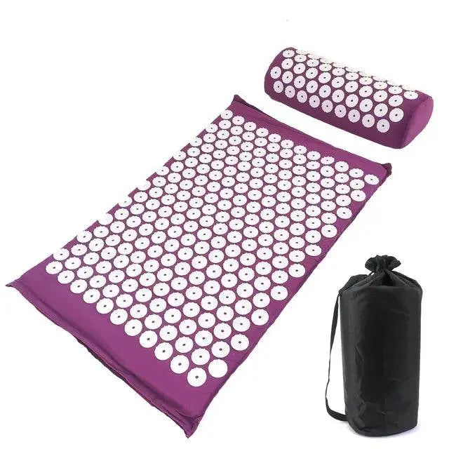 Coussin Massant Shiatsu De Couleur Violette - Coussea