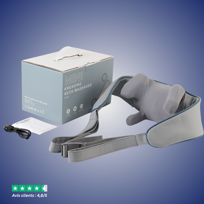 Masseur Cervical Chauffant – Soulagez Vos Tensions en 10 Min/Jour Coussea