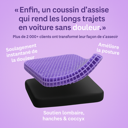 Coussin d'assise ErgoGel XL Coussea