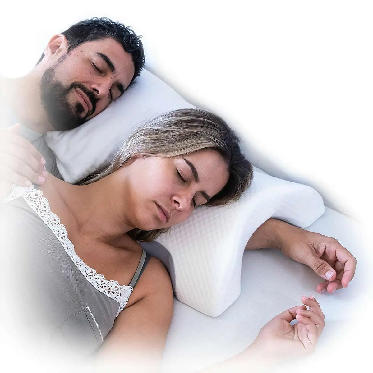 Coussin Cervical Viscoélastique Pour Couple16