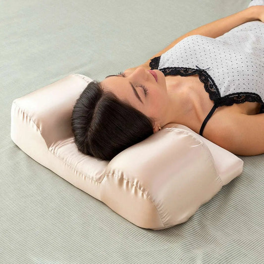 Coussin Cervical Anti-rides En Satin