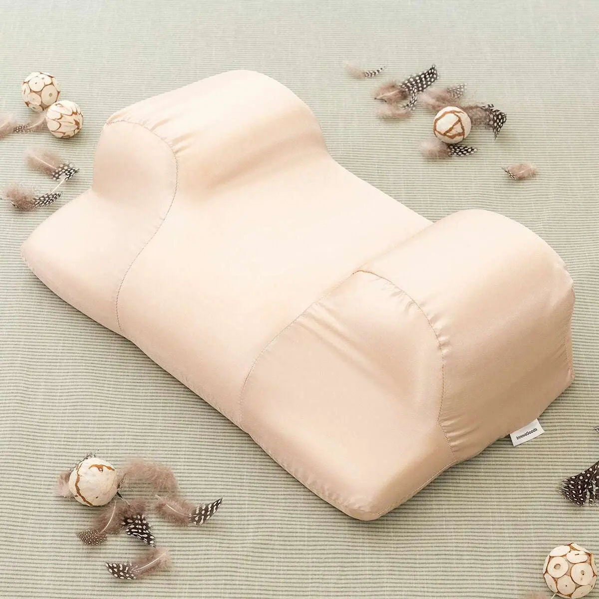 coussin en satin anti rides