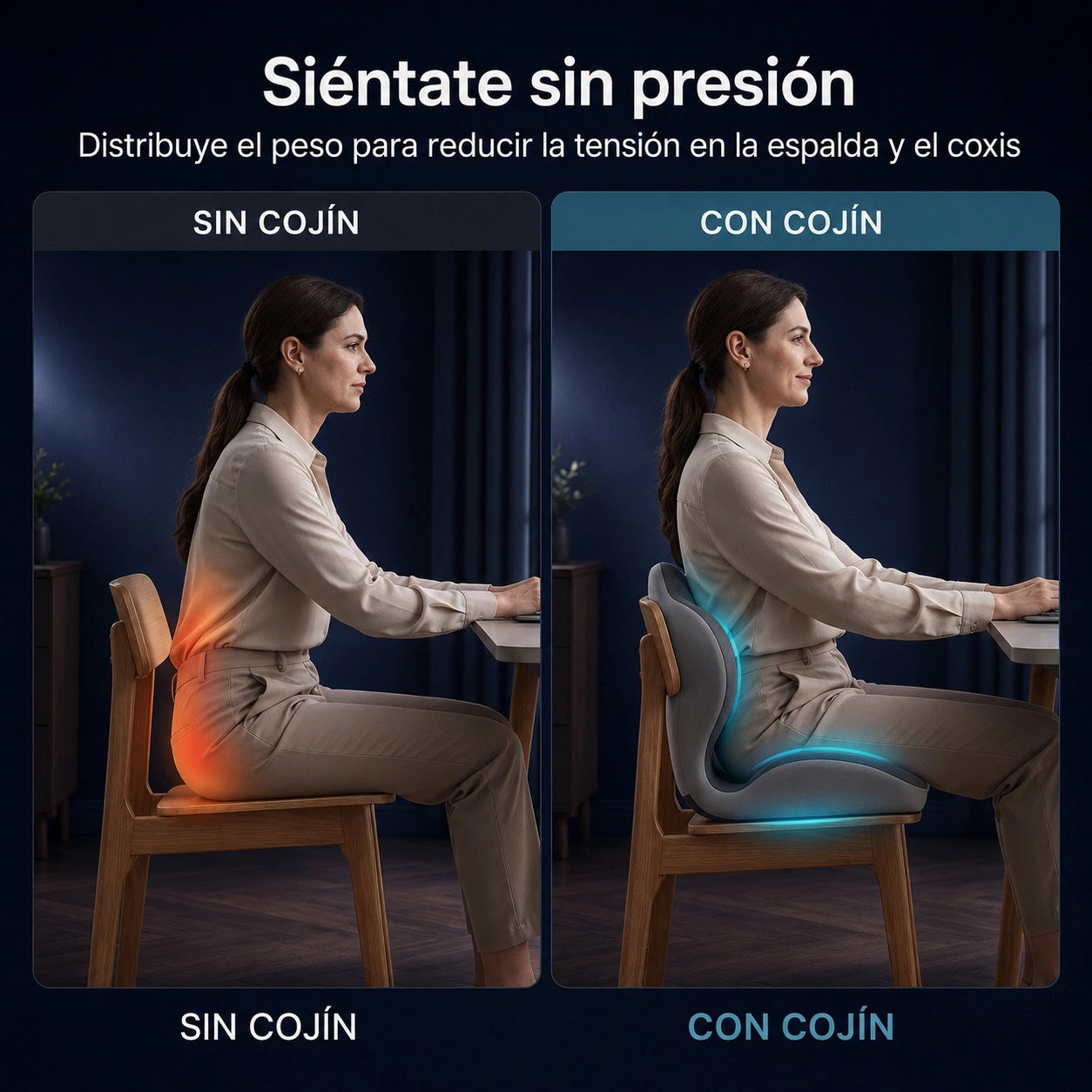 Cojín Ergonómico 2 en 1 Coussea