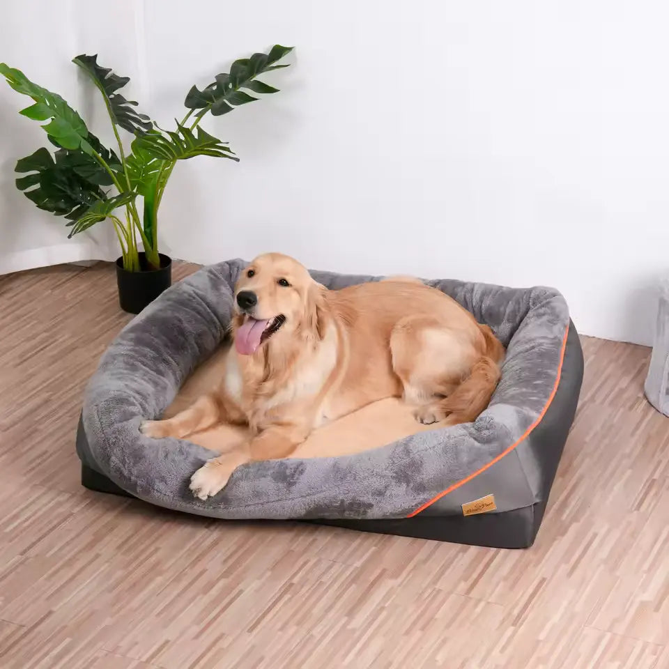 Lit En Mousse Orthopédique Pour Chien | Sérénité Royale - Coussea