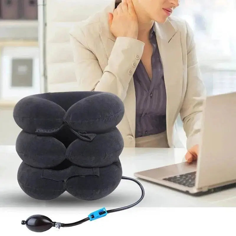 Coussin Cervical Gonflable Avec Pompe Manuelle - Coussea