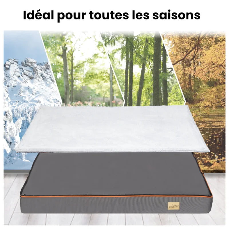 Matelas Orthopédique Lavable Pour Chien | Elégance Canine - Coussea